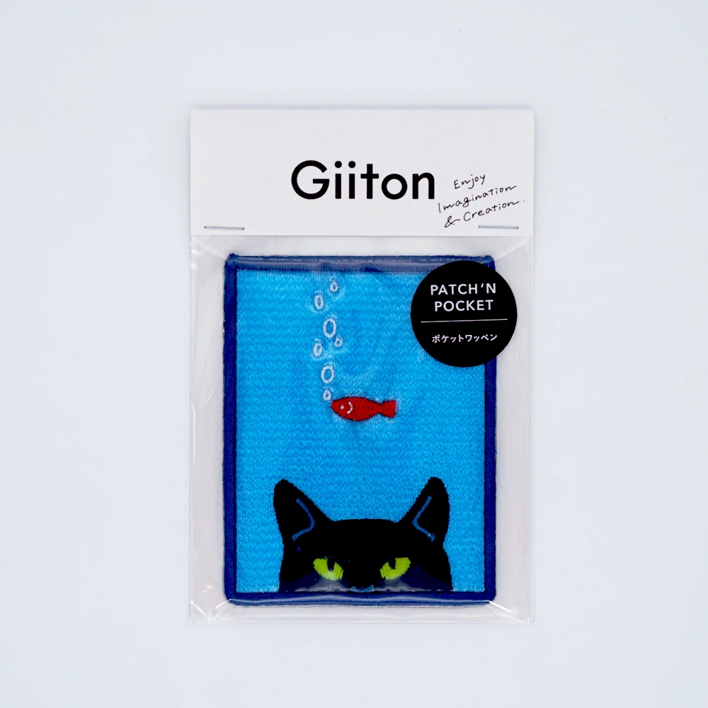 Giiton ポケットワッペン【キャット】
