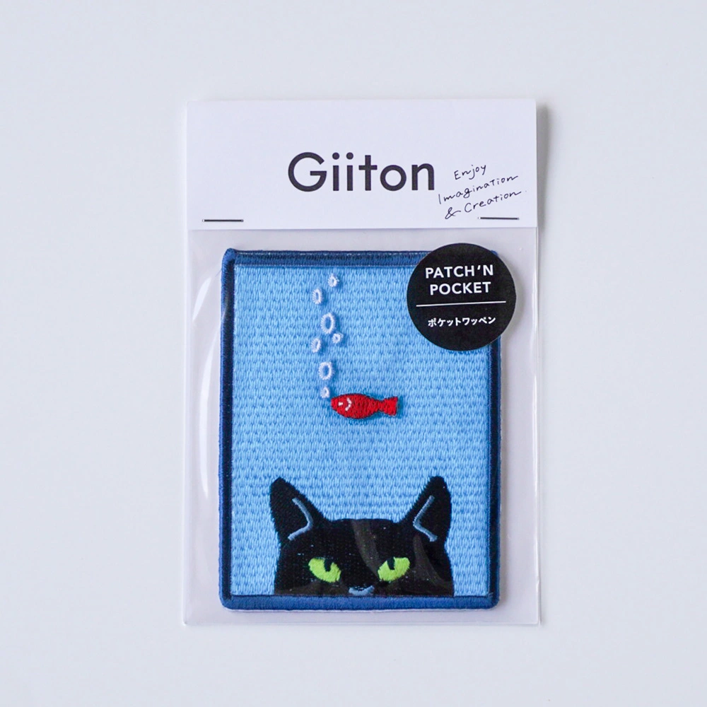 Giiton ポケットワッペン【キャット】