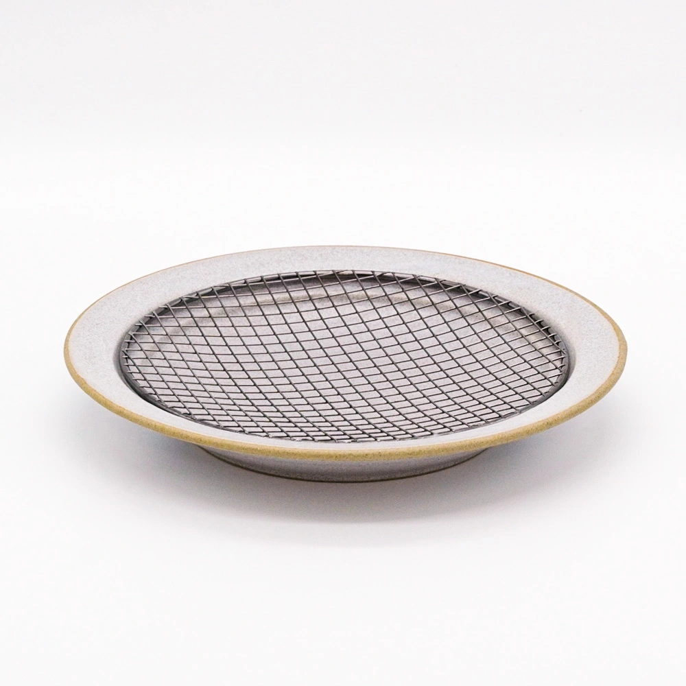 amimeプレートS 【黒酸化網／ライトグレー】