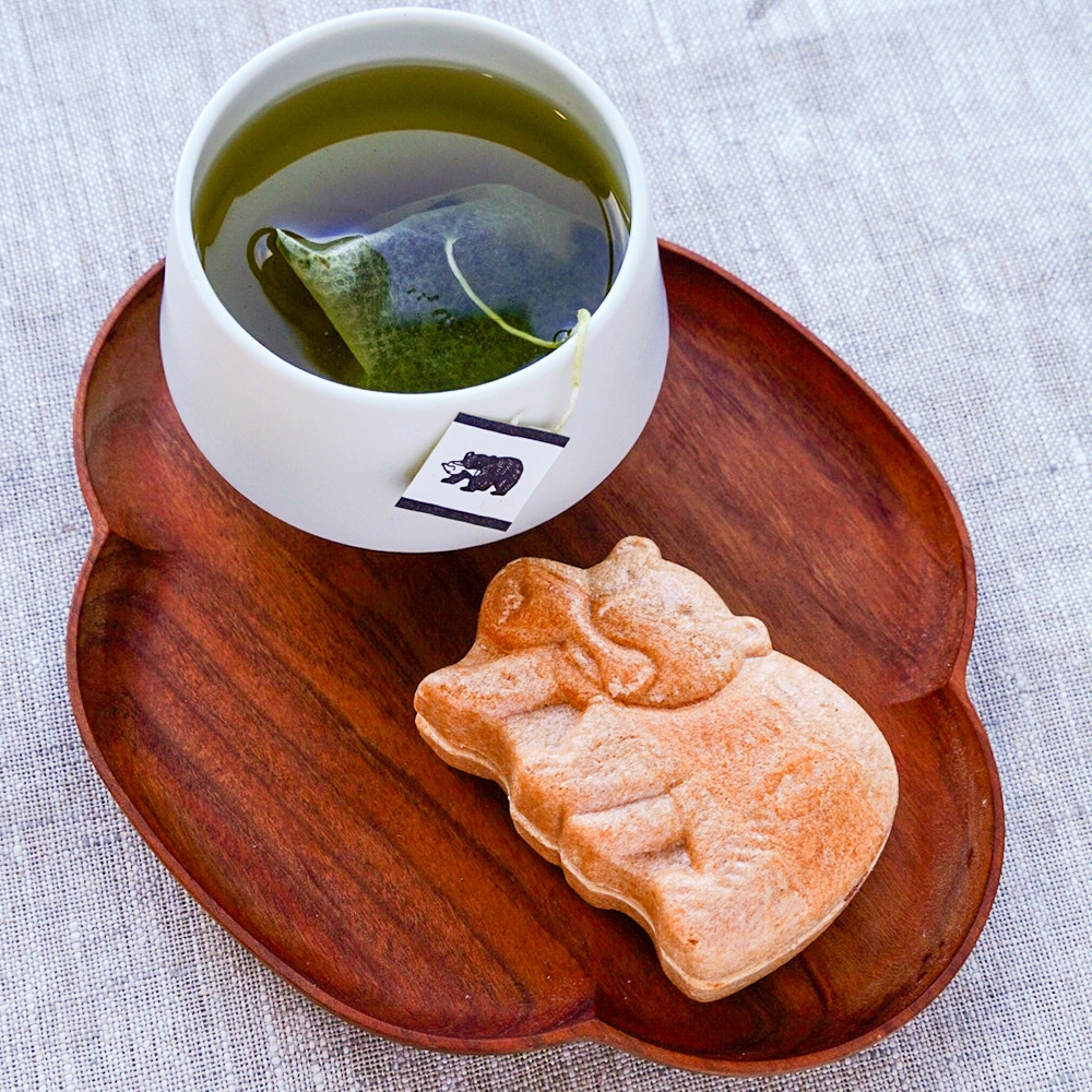土熊「最中・餡・お茶セット」