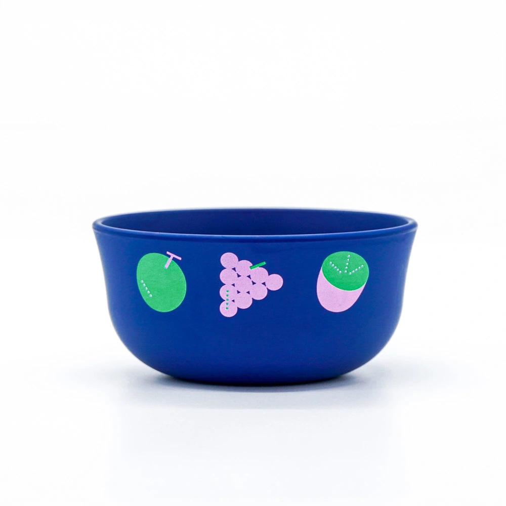 Shellmine Kids Bowl【Fruit/Blue】（シェルミンキッズ ボウル/果物モチーフ・青）